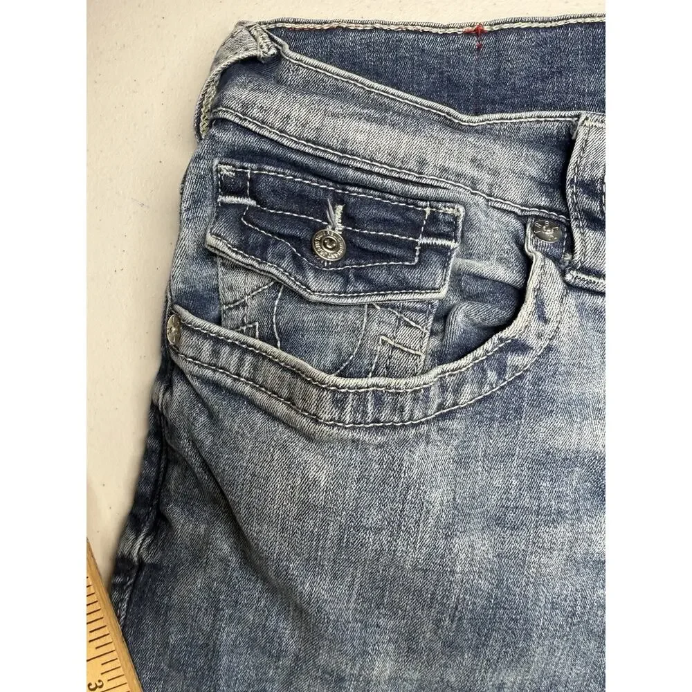 True Religion Men's Denim Jeans Light Wash Ricky Relaxed Size 38x32 Straight Leg